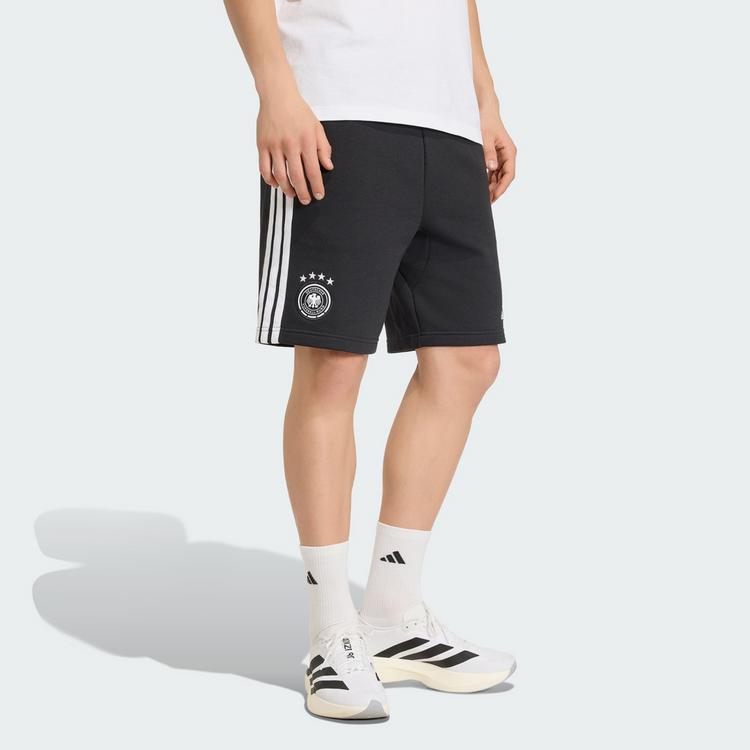 adidas adidas Deutschland DNA Fleece-Shorts Fu&szlig;ballshorts Herren - Black - 0 | SportScheck