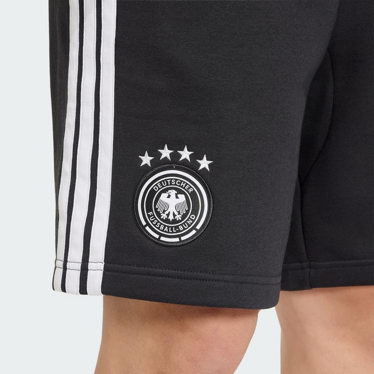 adidas adidas Deutschland DNA Fleece-Shorts Fu&szlig;ballshorts Herren - Black - 0 | SportScheck