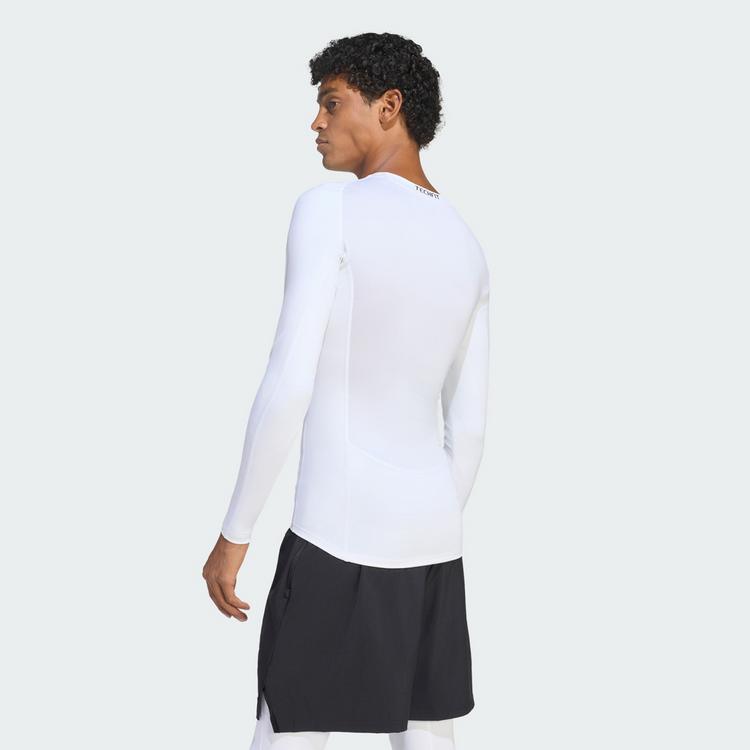 adidas adidas TECHFIT Compression Training Longsleeve Funktionsshirt Herren - White - 1 | SportScheck