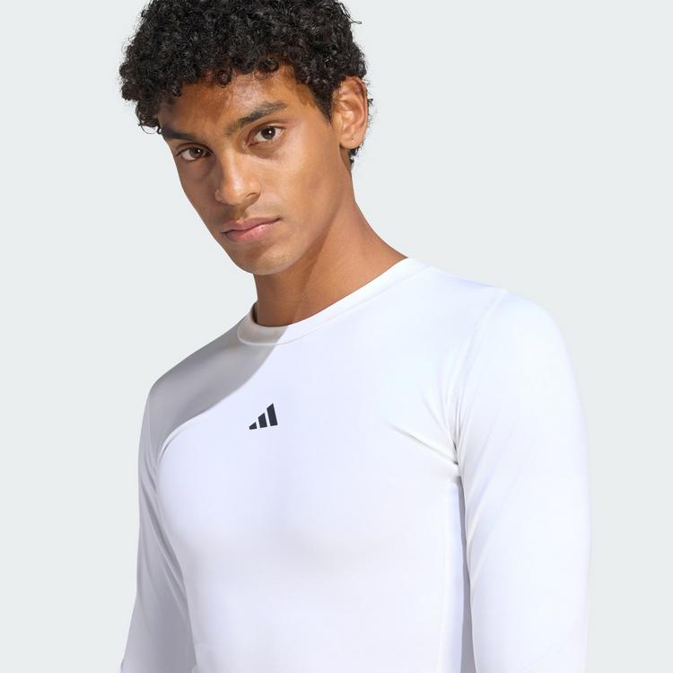 adidas adidas TECHFIT Compression Training Longsleeve Funktionsshirt Herren - White - 0 | SportScheck
