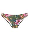 Lascana Bikini-Hose Bikini Hose Damen - oliv bedruckt