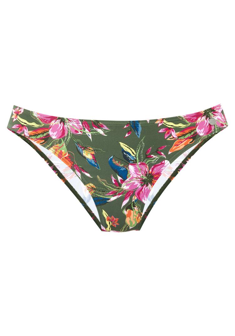 Lascana Lascana Bikini-Hose Bikini Hose Damen - oliv bedruckt - 0 | SportScheck