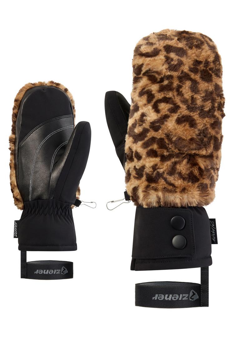 Ziener Ziener KATNISS-Z MITTEN Handschuh Damen - chocolate leo - 0 | SportScheck