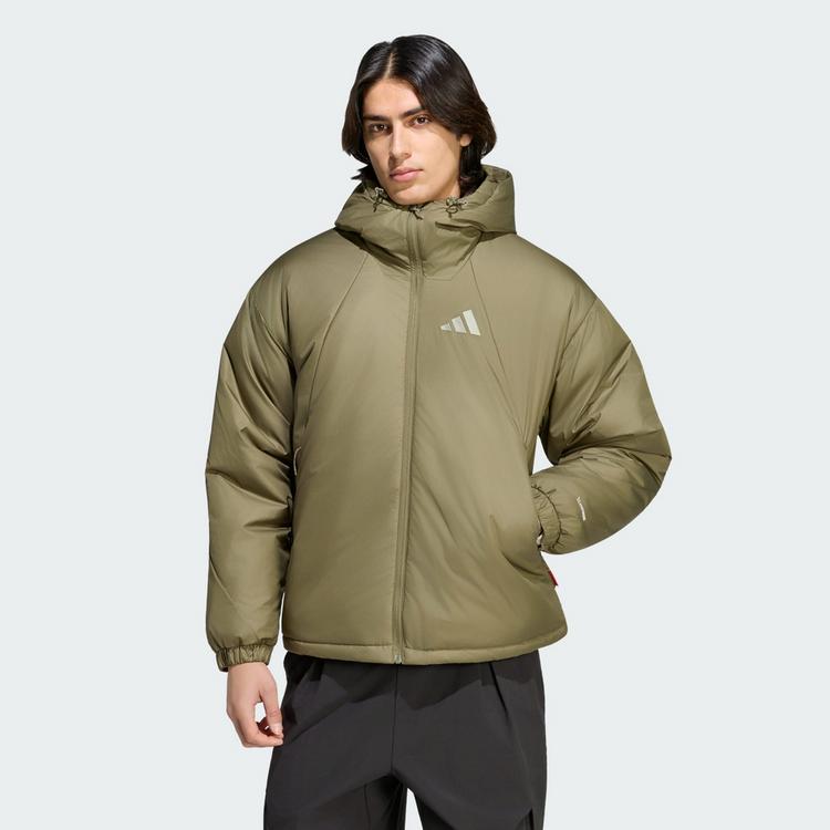 adidas adidas Terrex Multi PRIMALOFT Jacke, Kapuze, Outdoorjacke Herren - Olive Strata - 0 | SportScheck