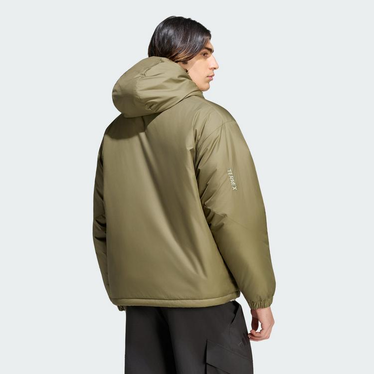 adidas adidas Terrex Multi PRIMALOFT Jacke, Kapuze, Outdoorjacke Herren - Olive Strata - 1 | SportScheck