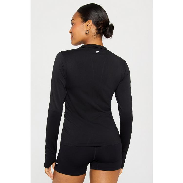 Fabletics Fabletics FEATHER TECH HALF-ZIP TOP Funktionsshirt Damen - BLACK - 1 | SportScheck
