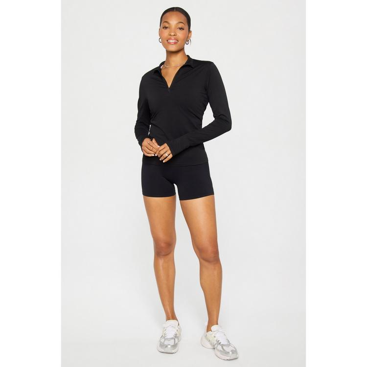 Fabletics Fabletics FEATHER TECH HALF-ZIP TOP Funktionsshirt Damen - BLACK - 2 | SportScheck