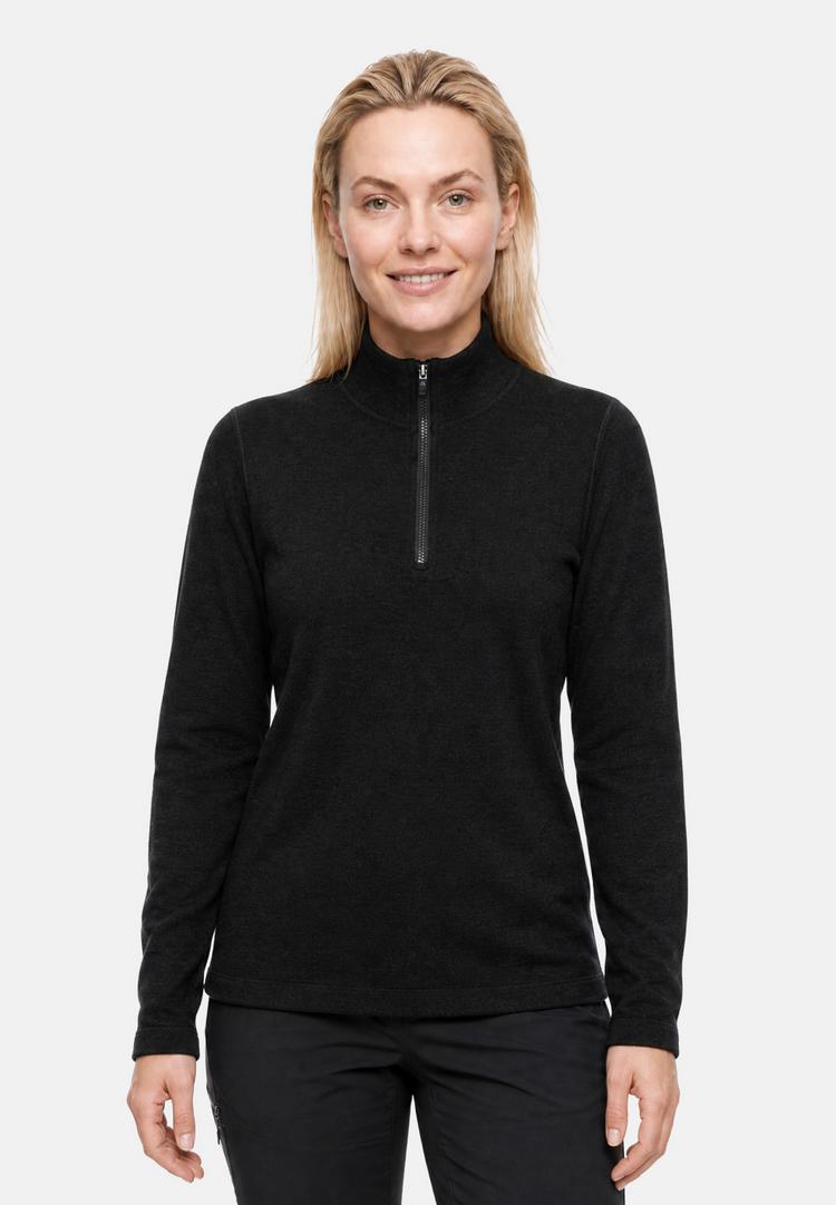 DANISH ENDURANCE DANISH ENDURANCE Extreme Merino Half Zip Midlayer Langarmshirt Damen - schwarz - 0 | SportScheck