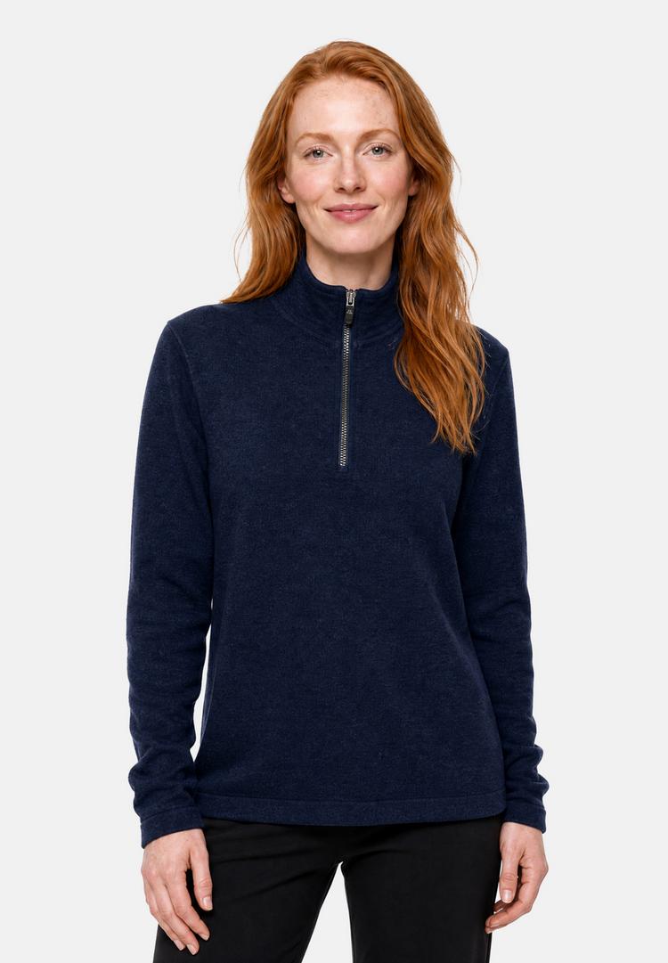 DANISH ENDURANCE DANISH ENDURANCE Extreme Merino Half Zip Midlayer Langarmshirt Damen - dark navy - 0 | SportScheck