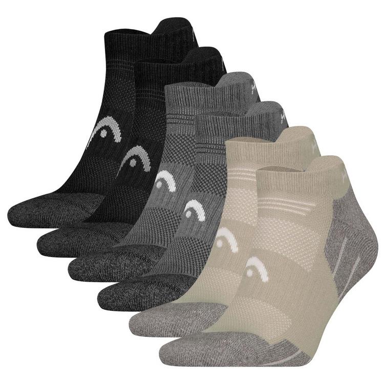 HEAD HEAD Socken Socken - Schwarz/Grau/Taupe - 0 | SportScheck