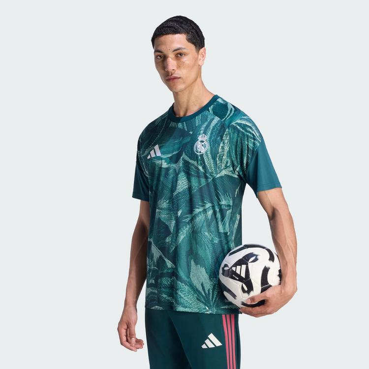 adidas adidas Real Madrid 26/27 Pre-Match Trikot Jerseykleid Herren - Aurora Ivy / Semi Green Spark - 0 | SportScheck
