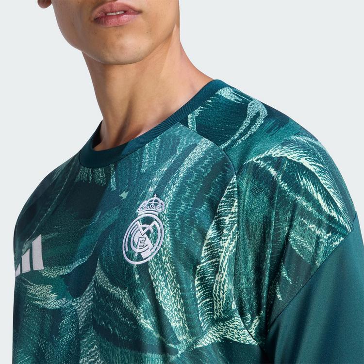 adidas adidas Real Madrid 26/27 Pre-Match Trikot Jerseykleid Herren - Aurora Ivy / Semi Green Spark - 1 | SportScheck