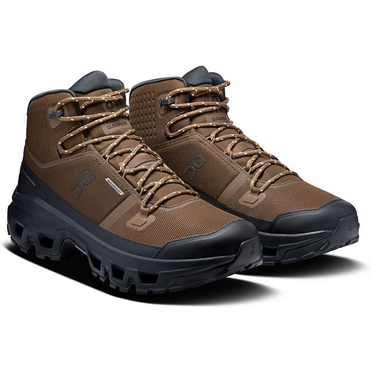 On On Cloudrock Mid WP Wanderschuhe Damen - Braun5934 - 4 | SportScheck