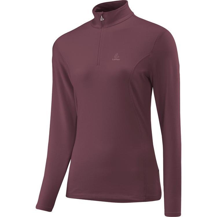 L&ouml;ffler L&ouml;ffler MIDLAYER TRANSTEX Langarmshirt Damen - Dunkelbraun6577 - 0 | SportScheck