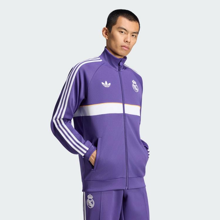 adidas adidas Real Madrid Originals Jacke Trainingsjacke Herren - Purple - 0 | SportScheck