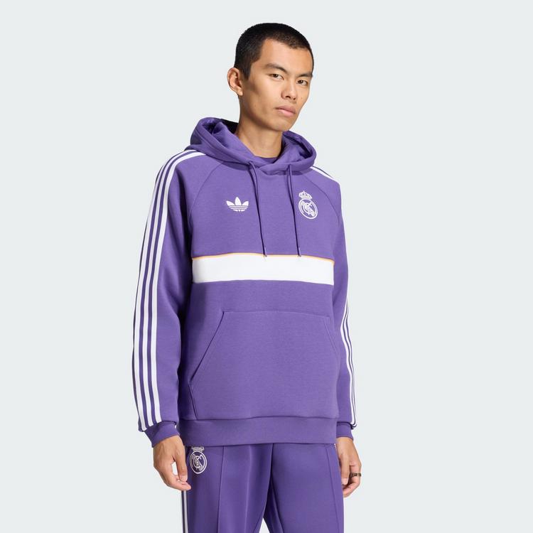 adidas adidas Real Madrid Originals Hoodie Hoodie Herren - Purple - 0 | SportScheck