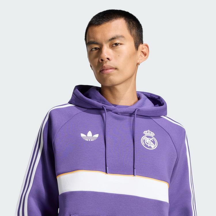 adidas adidas Real Madrid Originals Hoodie Hoodie Herren - Purple - 0 | SportScheck