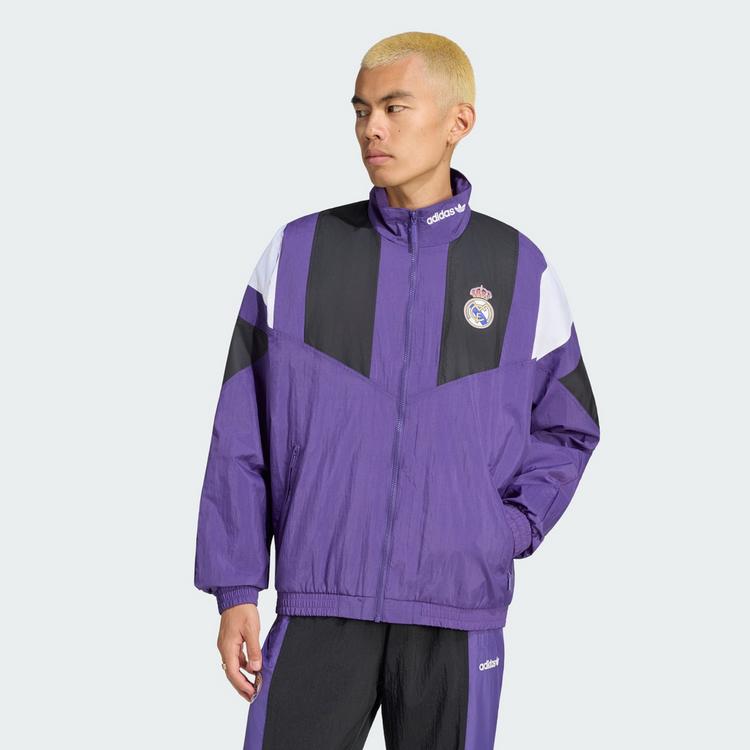 adidas adidas Real Madrid EQT Trainingsjacke Trainingsjacke Herren - Purple - 0 | SportScheck