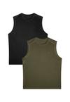 DANISH ENDURANCE Momentum Running Tanktop Herren - black dark olive