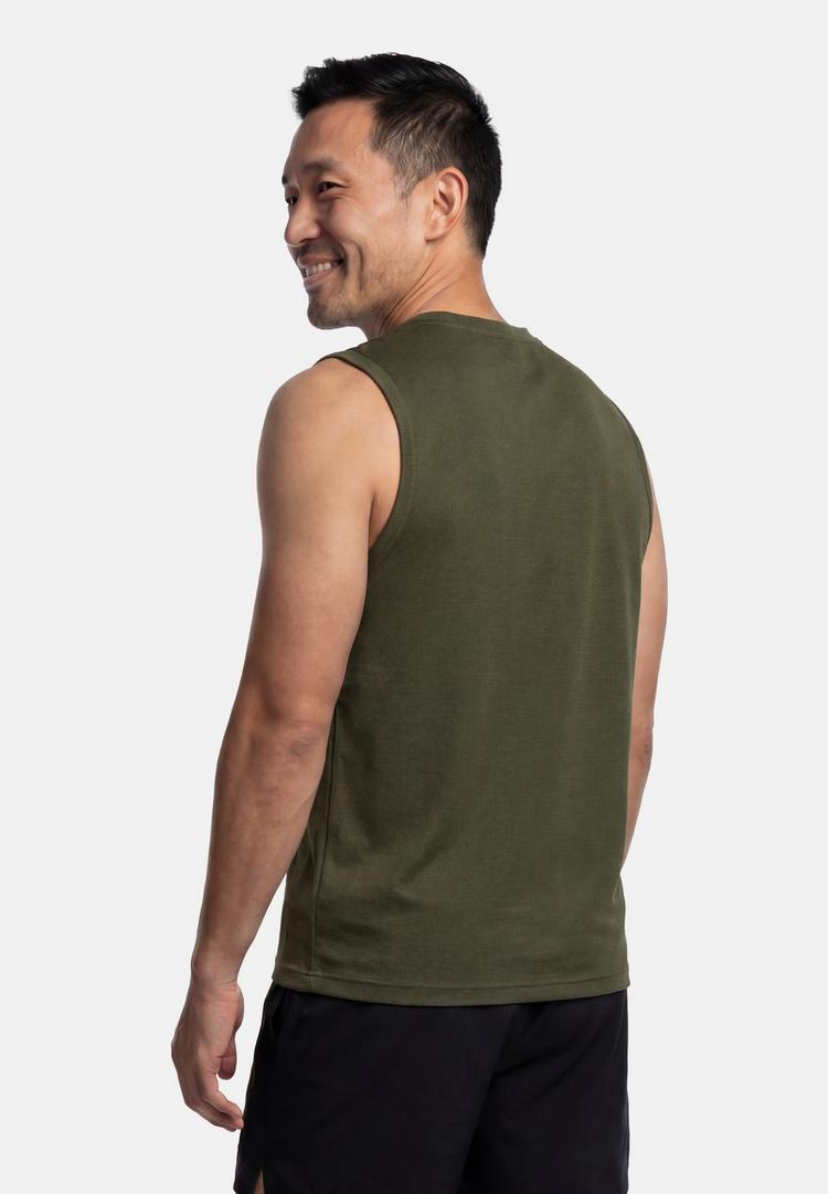 DANISH ENDURANCE DANISH ENDURANCE Momentum Running Tanktop Herren - black dark olive - 1 | SportScheck