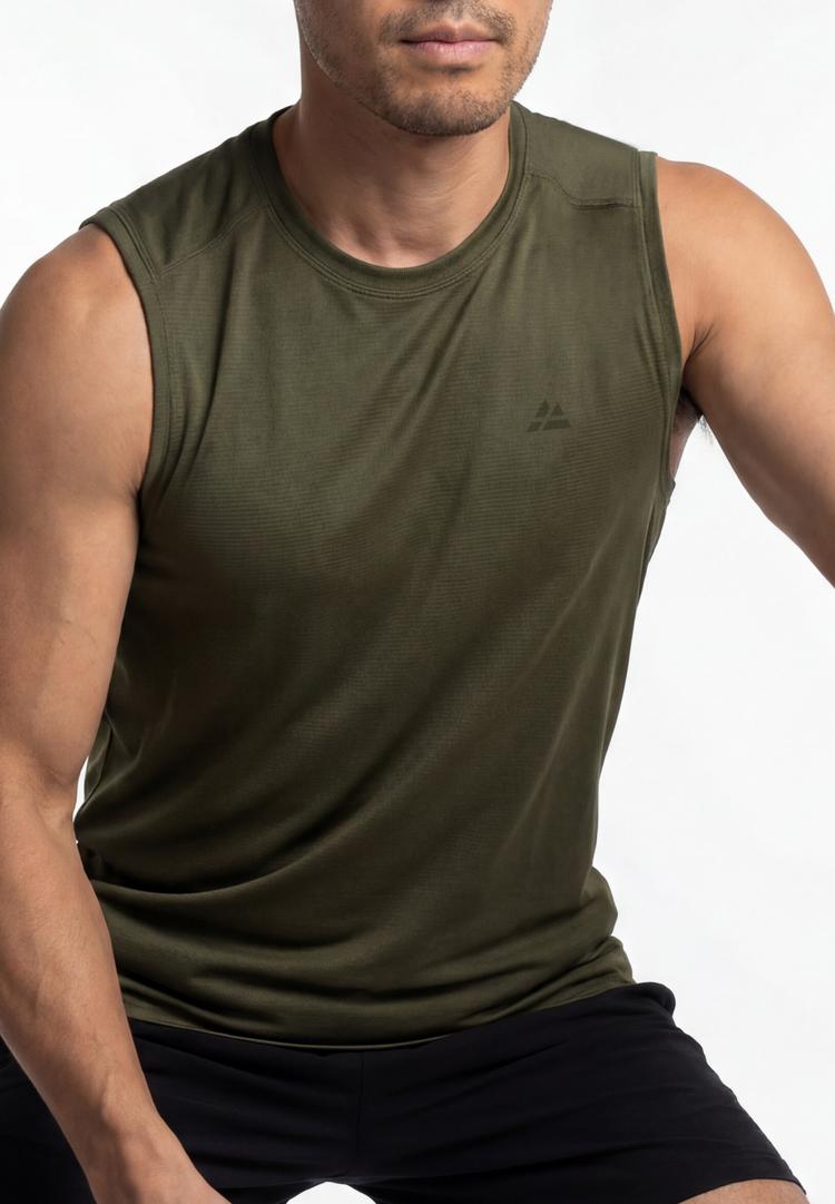 DANISH ENDURANCE DANISH ENDURANCE Momentum Running Tanktop Herren - black dark olive - 0 | SportScheck
