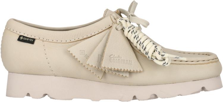 Clarks Originals Clarks Originals Wallebee Goretex Halbschuhe Damen - 1255 White Leather - 0 | SportScheck