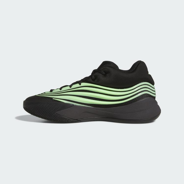 adidas adidas DAME&nbsp;X Schuh Basketballschuhe - Utility Black / Green Spark / Core Black - 5 | SportScheck