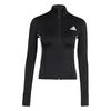 adidas Workout Essentials Zip Through Jacke Trainingsjacke Damen - Black / White