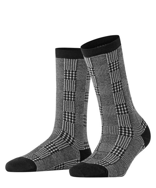Burlington Glitter Check SO Socken Damen