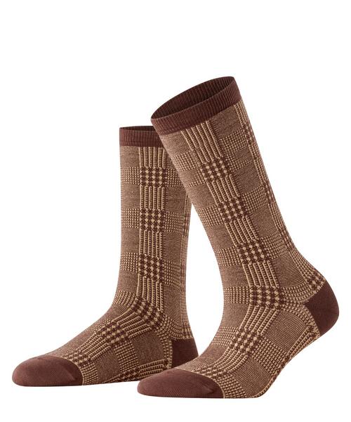 Burlington Glitter Check SO Socken Damen