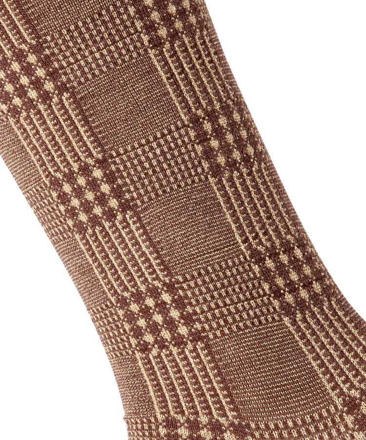 Burlington Burlington Glitter Check SO Socken Damen - maple brown (5321) - 1 | SportScheck