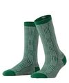 Burlington Glitter Check SO Socken Damen - eucalyptus (7502)