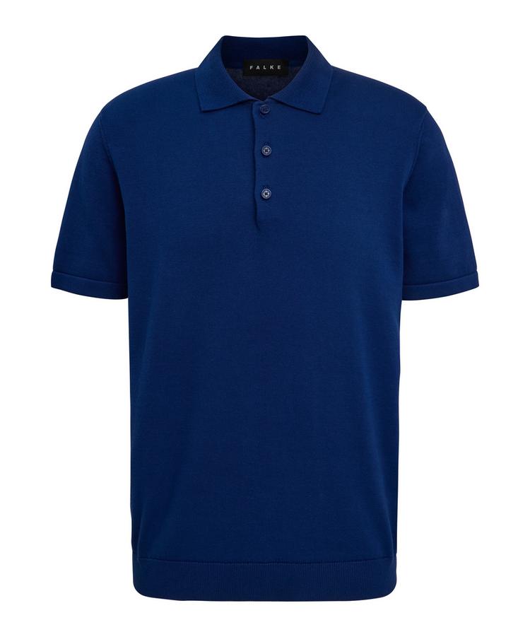 Falke Falke Cotton Polo Shirt Poloshirt Herren - royal blue (6051) - 0 | SportScheck