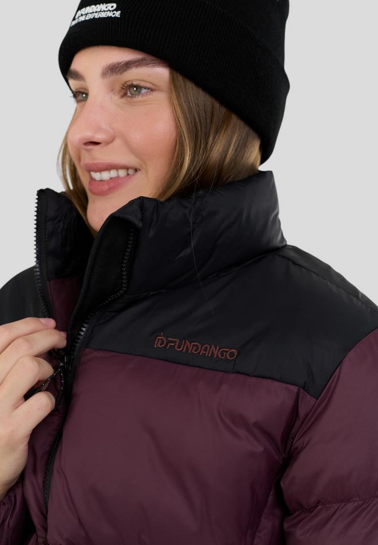 FUNDANGO FUNDANGO Nina Padded Winterjacke Damen - light aubergine - 2 | SportScheck