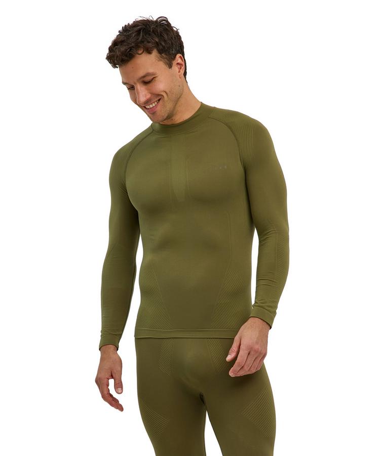 Falke Falke Warm Series  Longsleeve Shirt Turtleneck Funktionsshirt Herren - herb (7754) - 0 | SportScheck