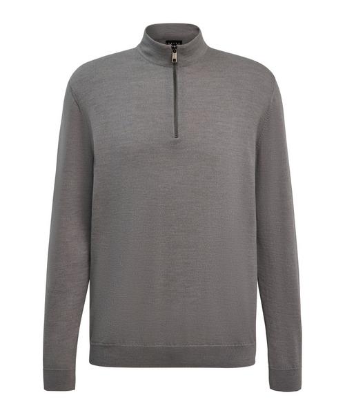 Falke Merino X-Fine Half-Zip Strickpullover Herren
