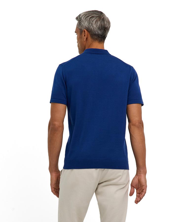 Falke Falke Cotton Polo Shirt Poloshirt Herren - royal blue (6051) - 0 | SportScheck