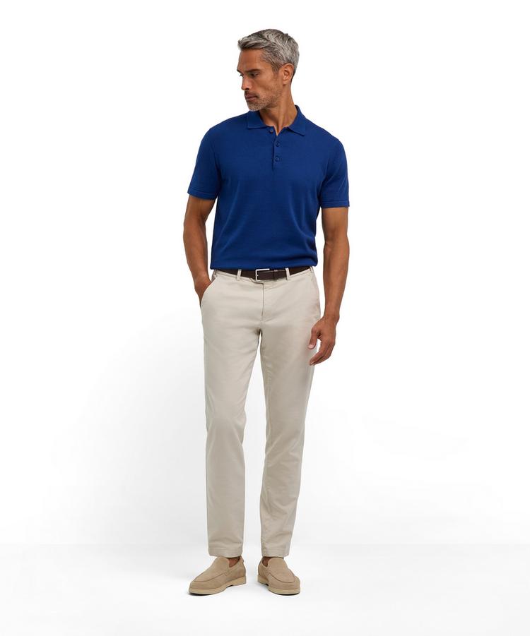 Falke Falke Cotton Polo Shirt Poloshirt Herren - royal blue (6051) - 1 | SportScheck