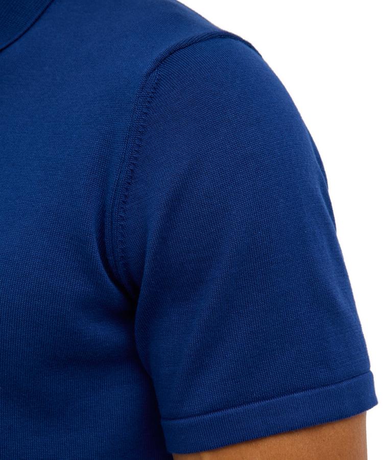 Falke Falke Cotton Polo Shirt Poloshirt Herren - royal blue (6051) - 4 | SportScheck