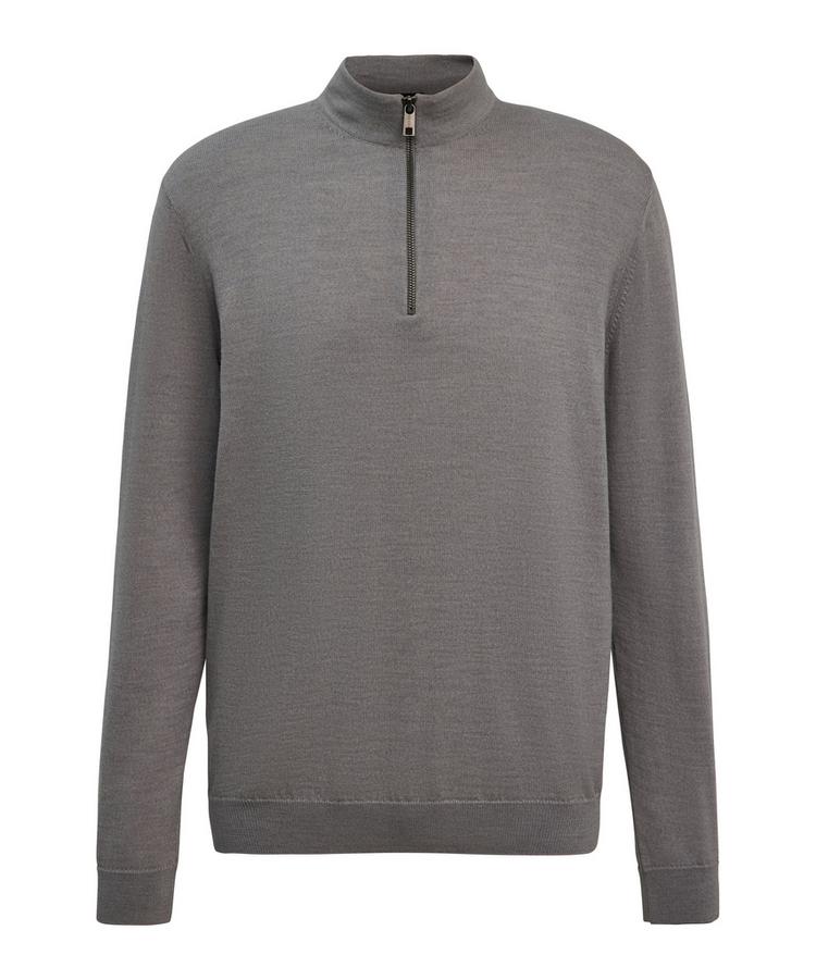 Falke Falke Merino X-Fine Crew Neck Strickpullover Herren - light grey (3400) - 0 | SportScheck