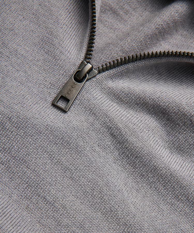 Falke Falke Merino X-Fine Crew Neck Strickpullover Herren - light grey (3400) - 4 | SportScheck