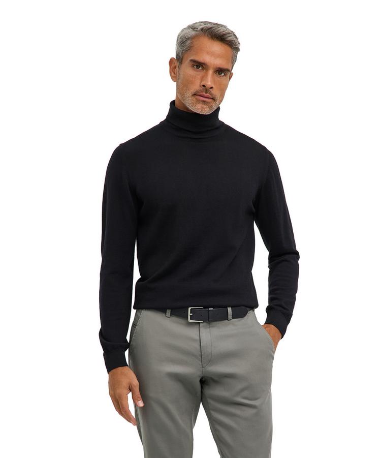 Falke Falke Merino X-Fine Roll Neck Strickpullover Herren - black (3000) - 0 | SportScheck