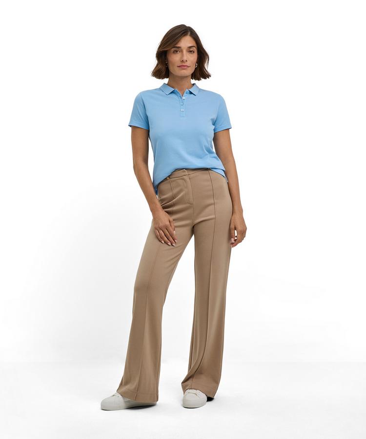 Falke Falke Pima Piqu&eacute; Polo Poloshirt Damen - sky blue (6807) - 1 | SportScheck