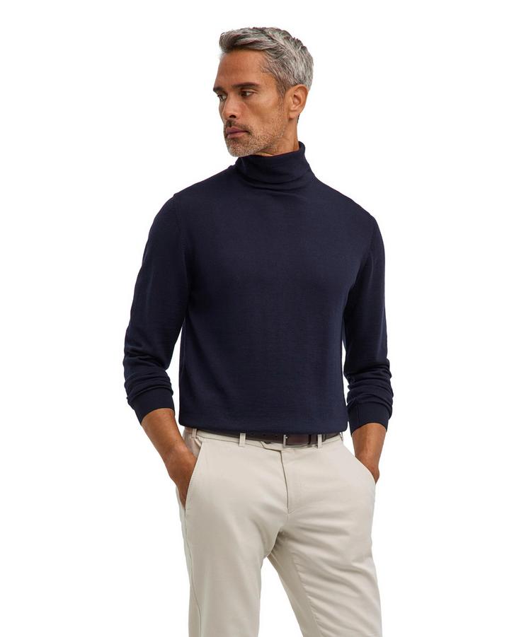 Falke Falke Merino X-Fine Roll Neck Strickpullover Herren - night sky (6437) - 0 | SportScheck