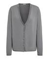 Falke Cotton Cardigan Strickpullover Damen - silver (3290)