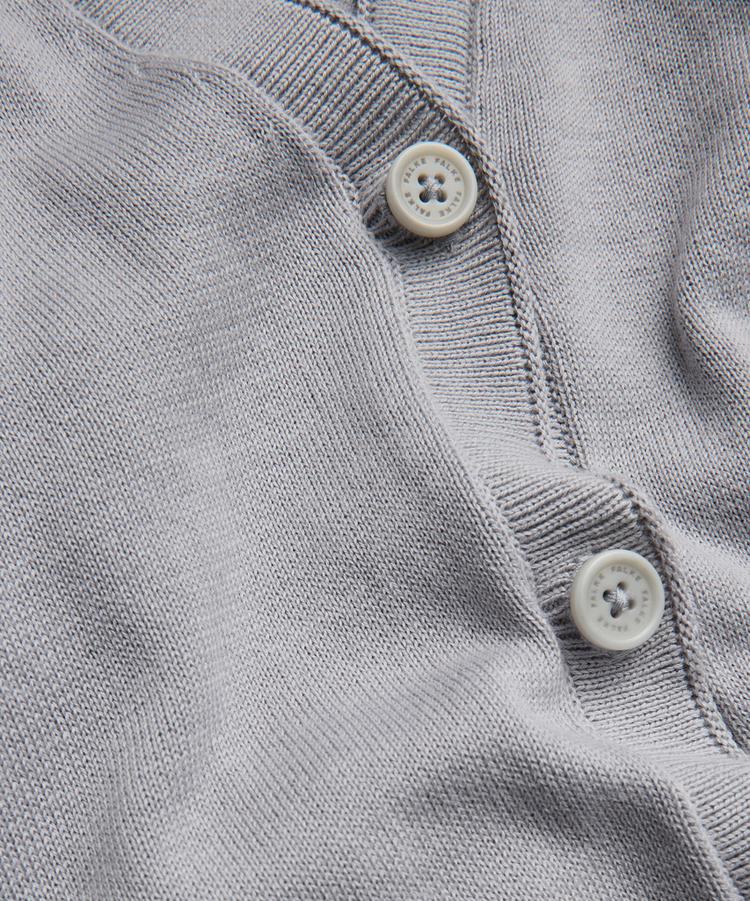 Falke Falke Cotton Cardigan Strickpullover Damen - silver (3290) - 2 | SportScheck