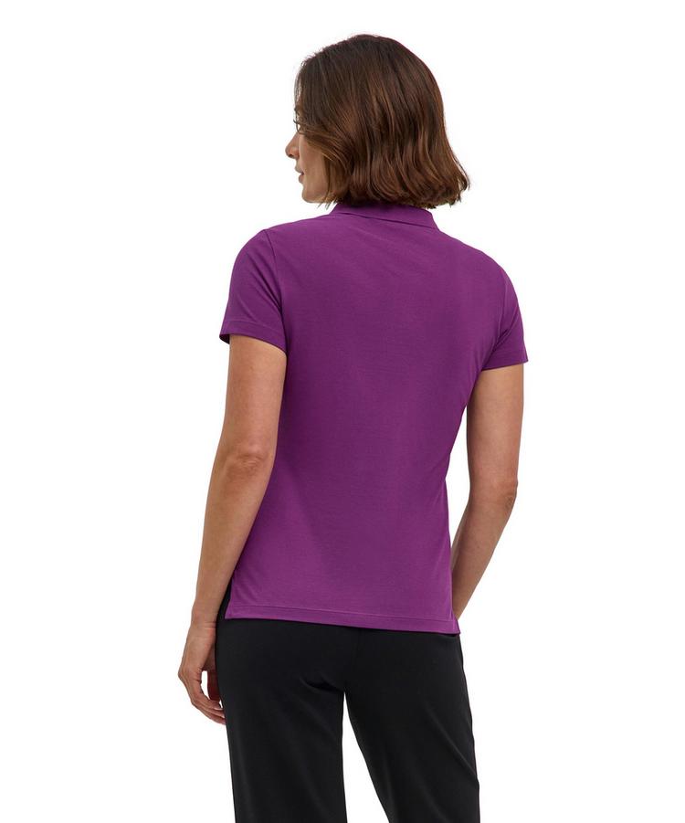 Falke Falke Pima Piqu&eacute; Polo Poloshirt Damen - ultraviolet (8295) - 0 | SportScheck