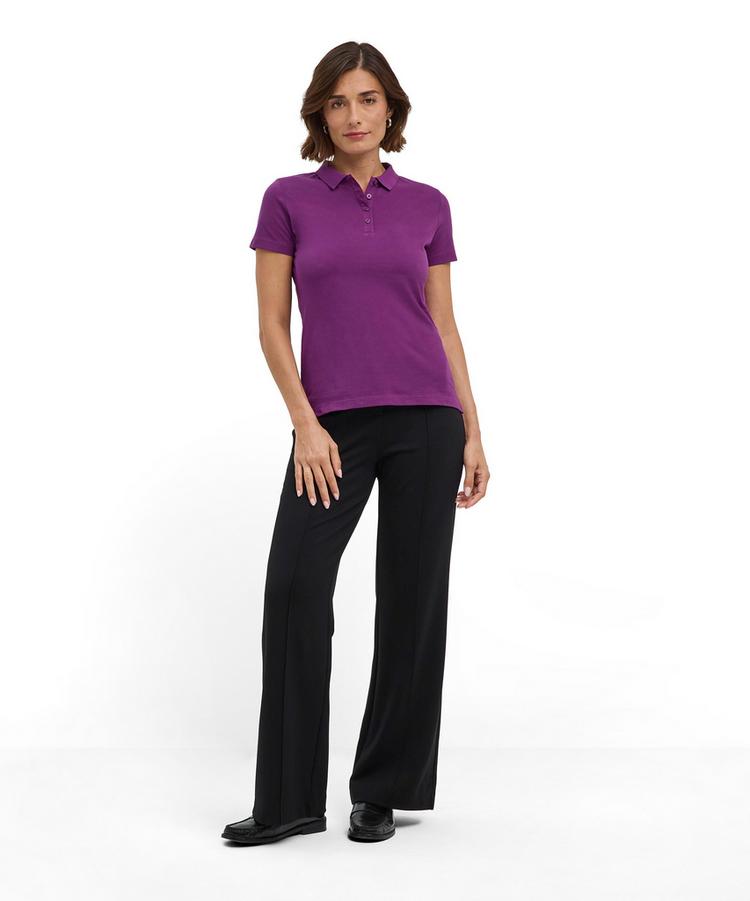 Falke Falke Pima Piqu&eacute; Polo Poloshirt Damen - ultraviolet (8295) - 1 | SportScheck