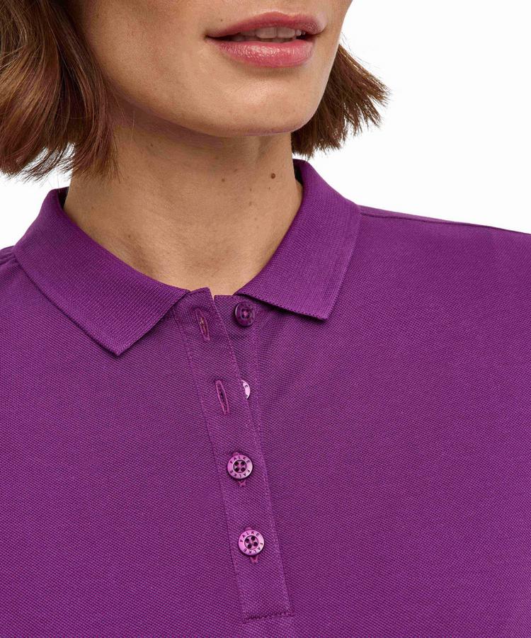 Falke Falke Pima Piqu&eacute; Polo Poloshirt Damen - ultraviolet (8295) - 2 | SportScheck