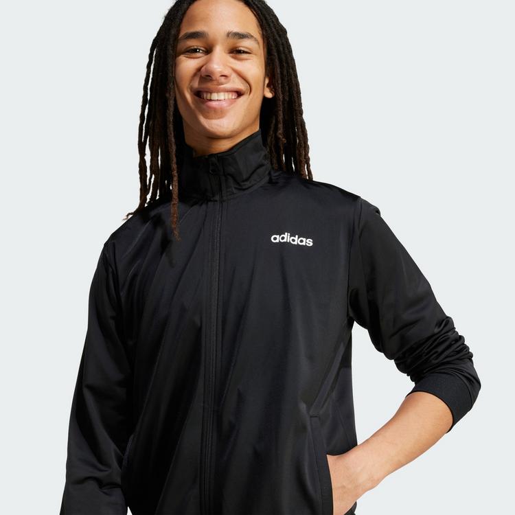 adidas adidas adidas Linear Trainingsanzug Trainingsanzug Herren - Black - 1 | SportScheck